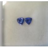 1 carat tanzanite earrings