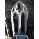 Cast concrete window - large