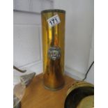 Trench art WWI shell case