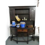 Large dark wood dresser