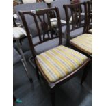 4x dining chairs