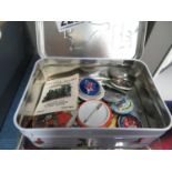 Box of Railway badges