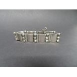 Mexican silver bracelet signed Taxco 980 75 grams
