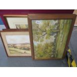 Collection of 5x oil on board 1953 Prosser