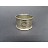 Vintage silver napkin ring with initial M Birmingham 1924 15 grams