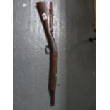 Old flintlock gun