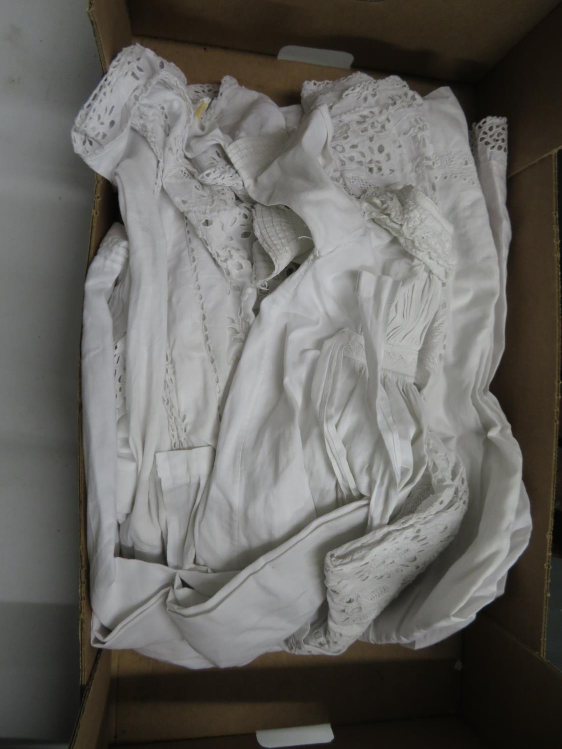 of Victorian linen children's nightshirts