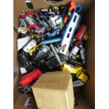 Large box of die cast cars