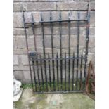 3' x 5' wrought iron Victorian gate - very heavy