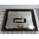 Rolls Royce mirror 2' x 1.5'