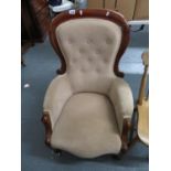 Upholstered nursing chair