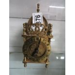 Brass clock