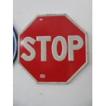 2' enamel Stop sign