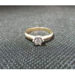 Gold 2.5g and CZ ring