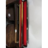 2 piece boxed Riley snooker cue