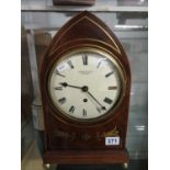 Earnshaw London Lancet clock Georgian 1810 A frame pillar movement