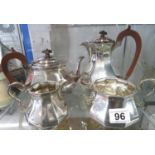 Solid Silver HM tea service 1.75kg