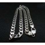 Heavy 20" curb link chain fully HM gents