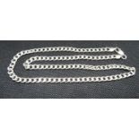 HM silver 20" curb link chain weight 25grams
