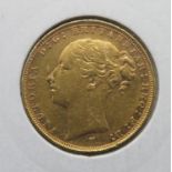22ct 1886 Bunhead Melbourne Mint full sovereign