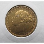 22ct 1884 Bunhead Melbourne Mint full sovereign