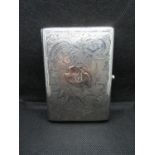 150gram silver fully HM purse with kid leather interior