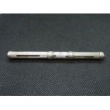 Silver plated double ended propelling pencil