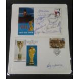 1966 World Cup complete set of signatures on 2x First Day Covers