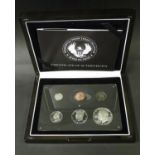 Presidential proof set for The Legacy Collection - four of the coins in sterling silver