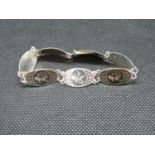 Siamese silver bracelet 9grams