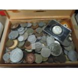 Box of unsorted Commonwealth coins 2 kilos in weight