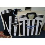 2x Newcastle Northern Rock signed shirts