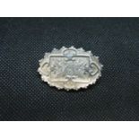 Victorian silver brooch HM Birmingham 1884
