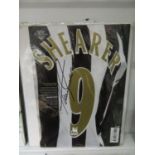Signed Alan Shearer catalogue and others