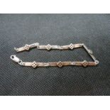 Silver bracelet in style of Charles Rennie Mackintosh full HM 10grams