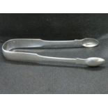 Antique Newcastle silver sugar and ice tongs by James Bell 1831HM 47grams