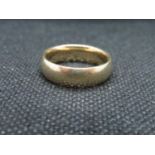 9ct wedding band 6grams in total