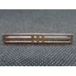 Mackintosh style silver brooch maker HO