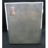 Silver cigarette box heavy grade 150 grams