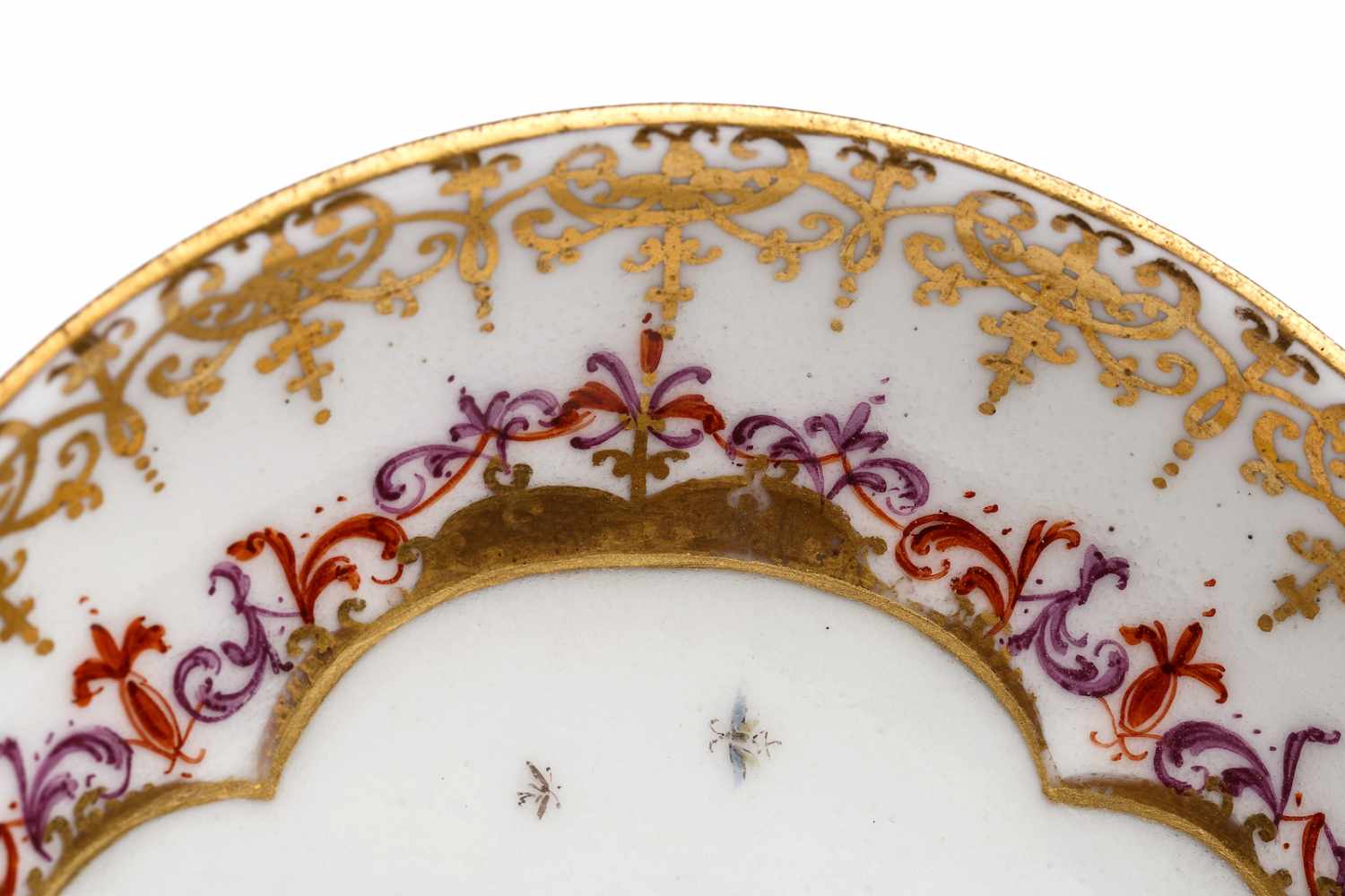 Koppchen mit Unterschale, Meissen 1720/25Koppchen mit Unterschale, Meissen 1720/25, beide Teile - Image 3 of 6