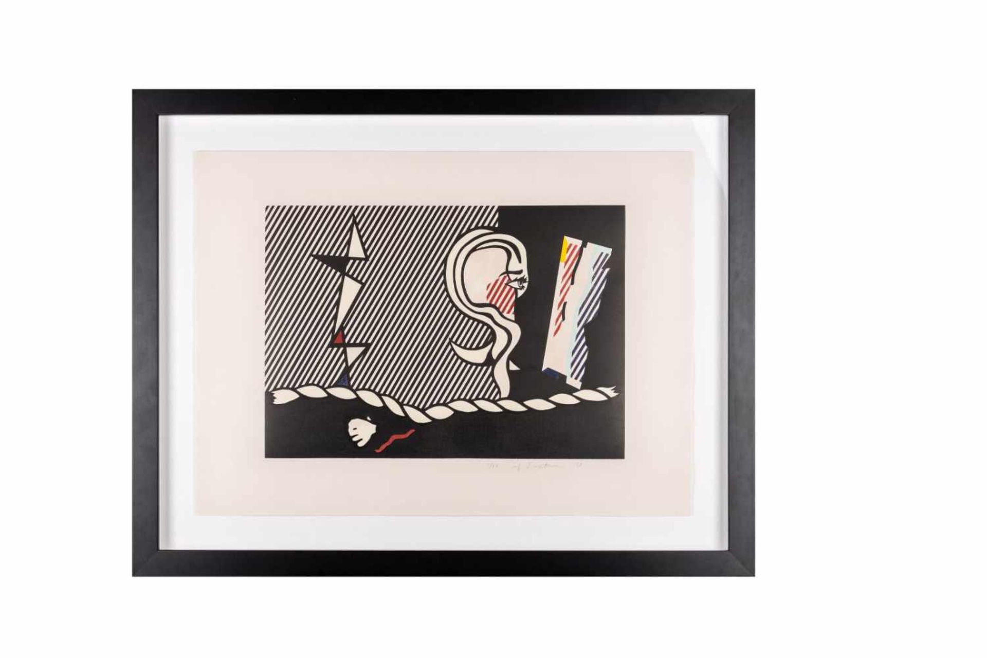 Roy Lichtenstein, ‘Figures with Rope’, Lithografie, 1978Roy Lichtenstein (1923-1997) –