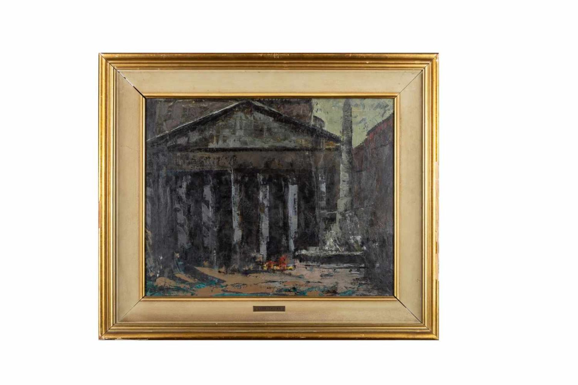 José Beulas Recasens, "Das Pantheon in Rom", um 1955 José Beulas Recasens (geb. 1921) – Spanischer