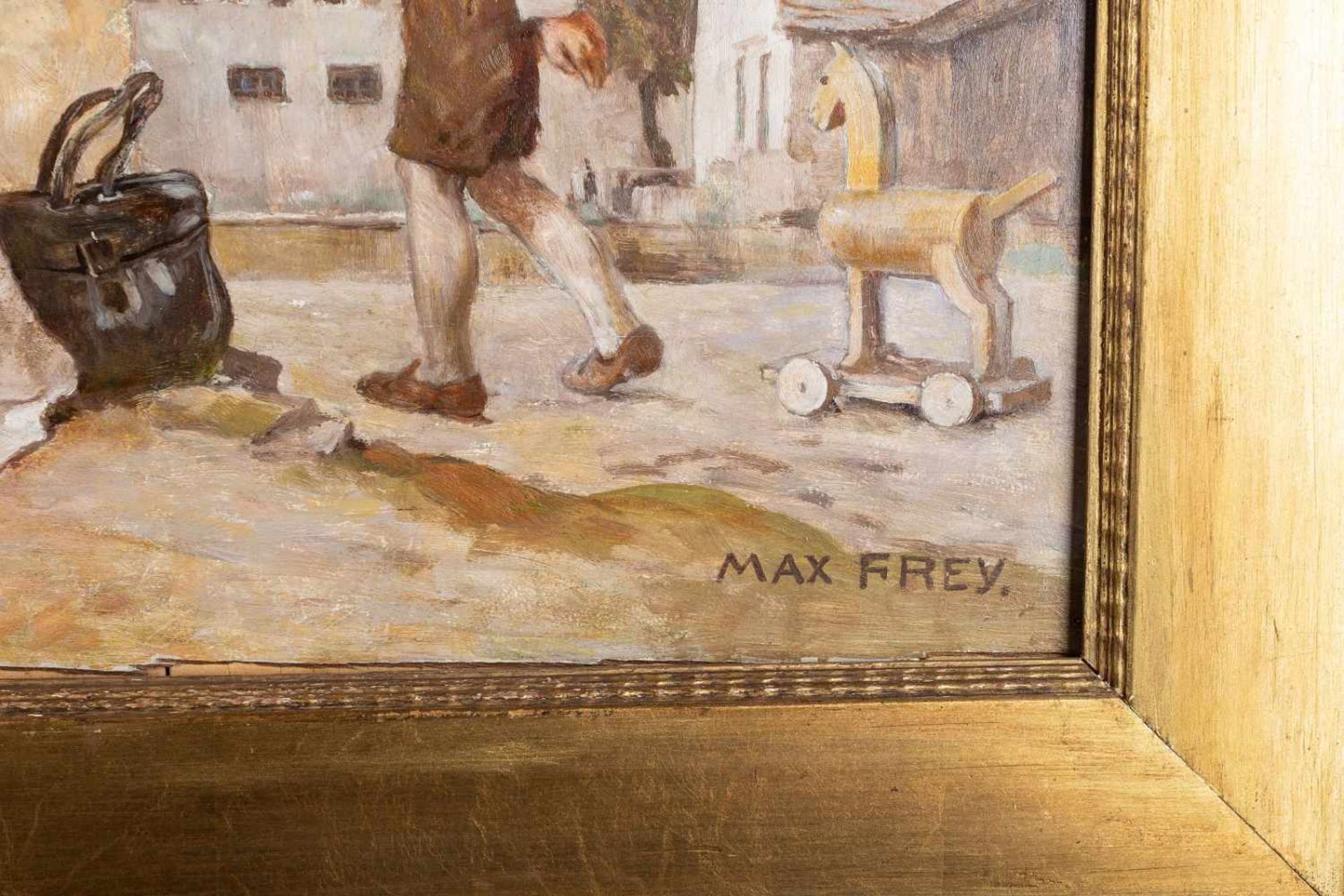 Max Frey, Allegorie „Maternité“, 1930er JahreMax Frey (1874-1944) – Deutscher Maler, Grafiker und - Bild 2 aus 2