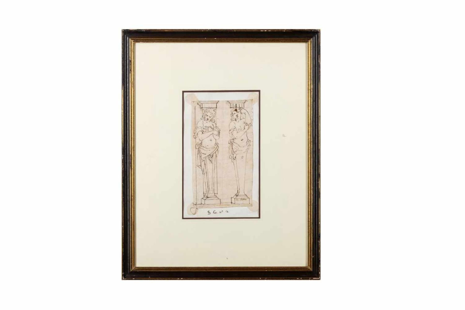 Palma il Giovane zugeschr., "Paar Studien", um 1600Jacopo Palma il Giovane, eigentlich Jacopo - Bild 2 aus 2