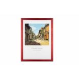 Claude Monet Plakat "Rue de la Bavolle"Plakat "Rue de la Bavolle", gerahmt, Maße: 76 x 56 cmClaude