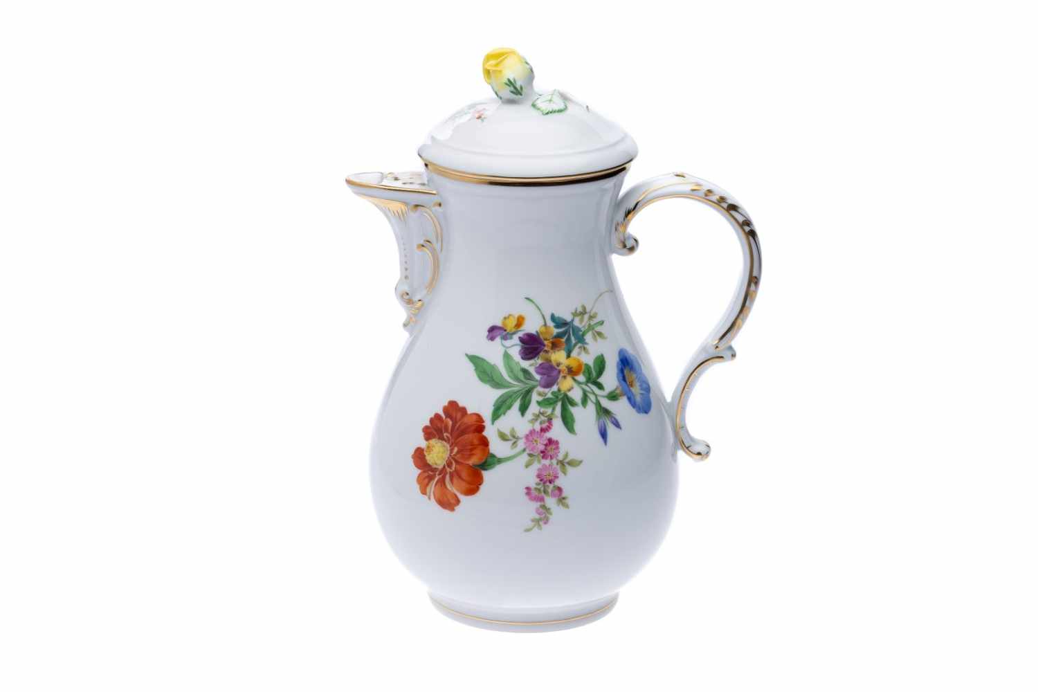 Meissen Kaffeeservice "3 Blumen" 22 teiligEin Kaffeeservice von Meissen Dekor " 3 Blumen", - Image 14 of 15