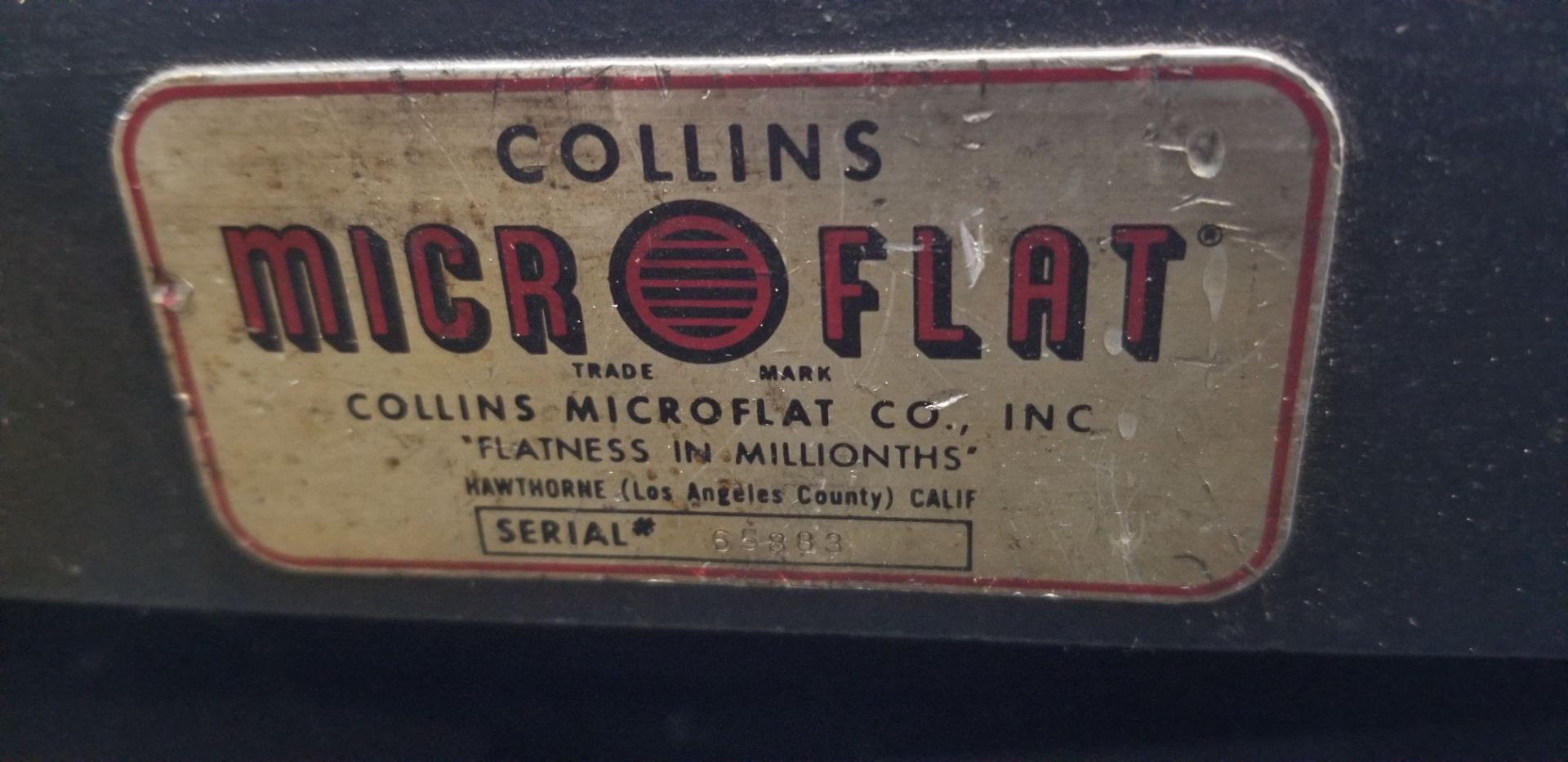 Collins Micro Flat 18x24" Surface Plate - Image 3 of 3