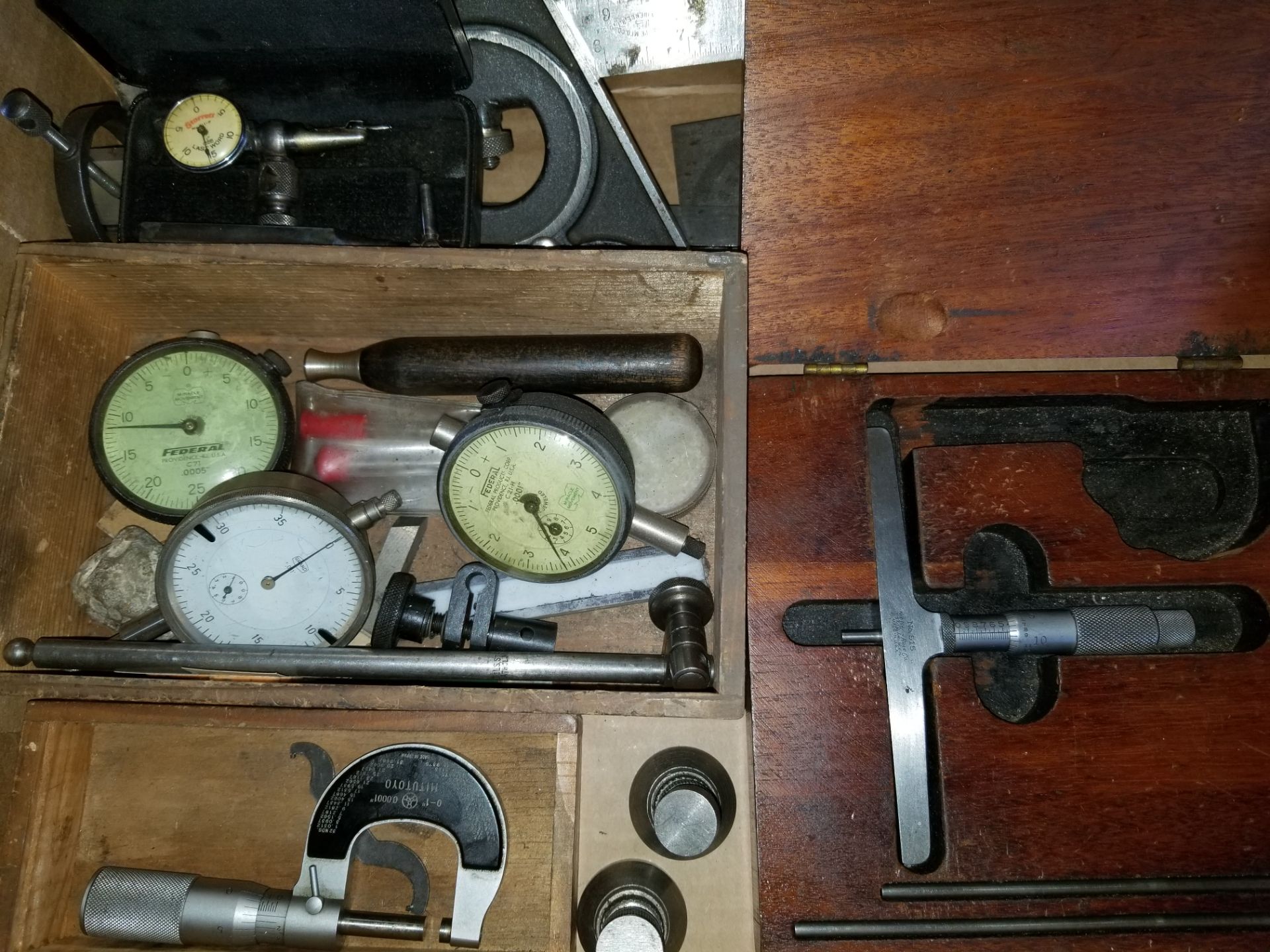 Group of Gauges, Dial Indicators, Micrometer - Image 2 of 3