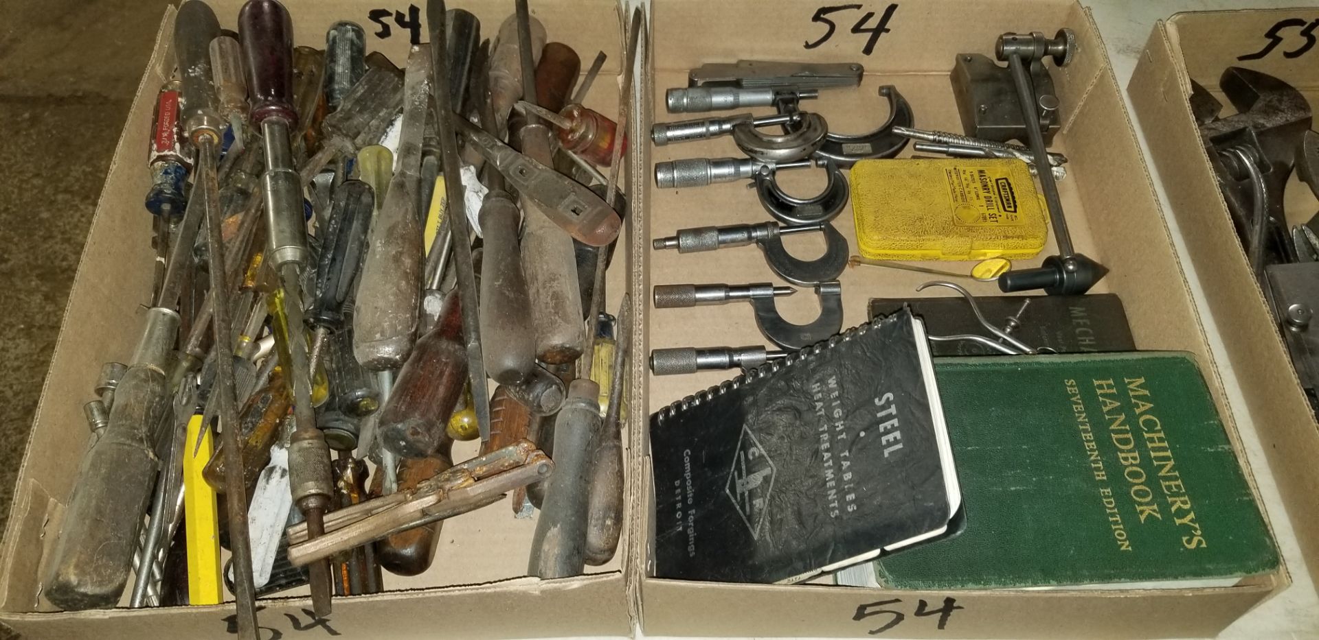 Group Lot of Micrometers and Tool Assortment