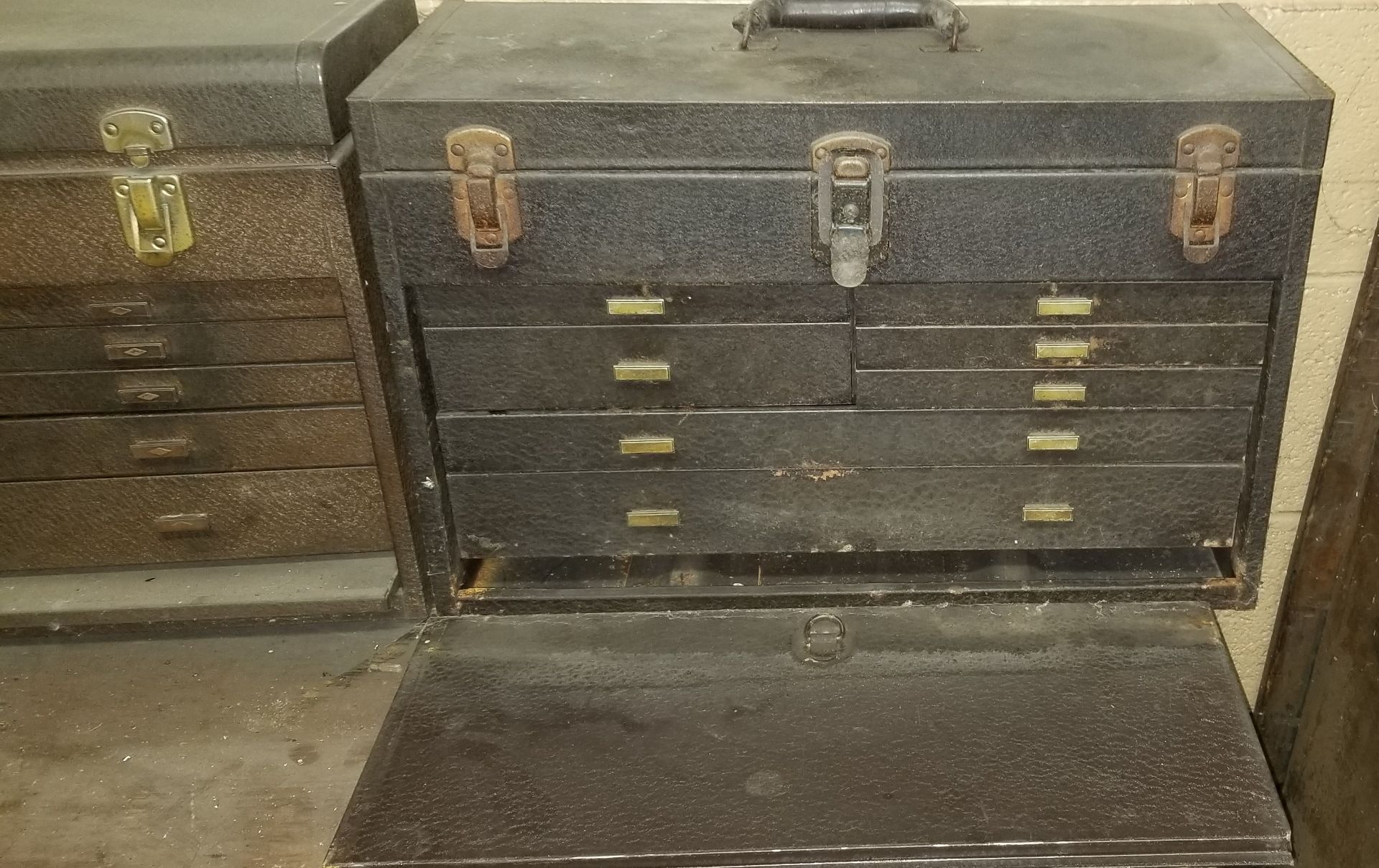 Trio of Kennedy Machinists Tool Box Chests including Kennedy 526 Top Chest - Image 3 of 3